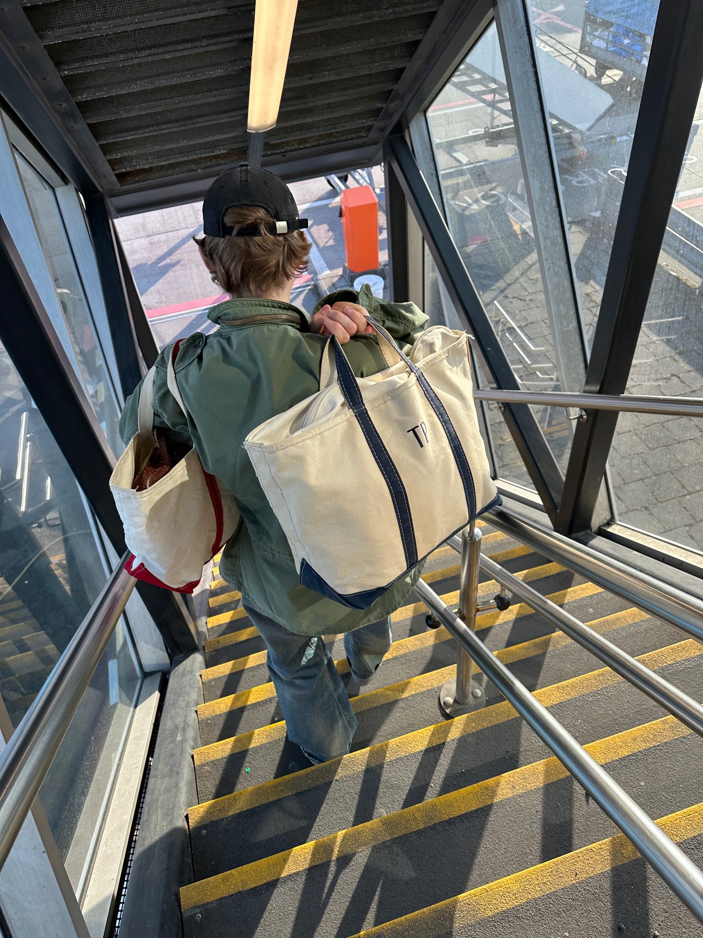 L.L. BEAN BOAT AND TOTE BAG "TP"
