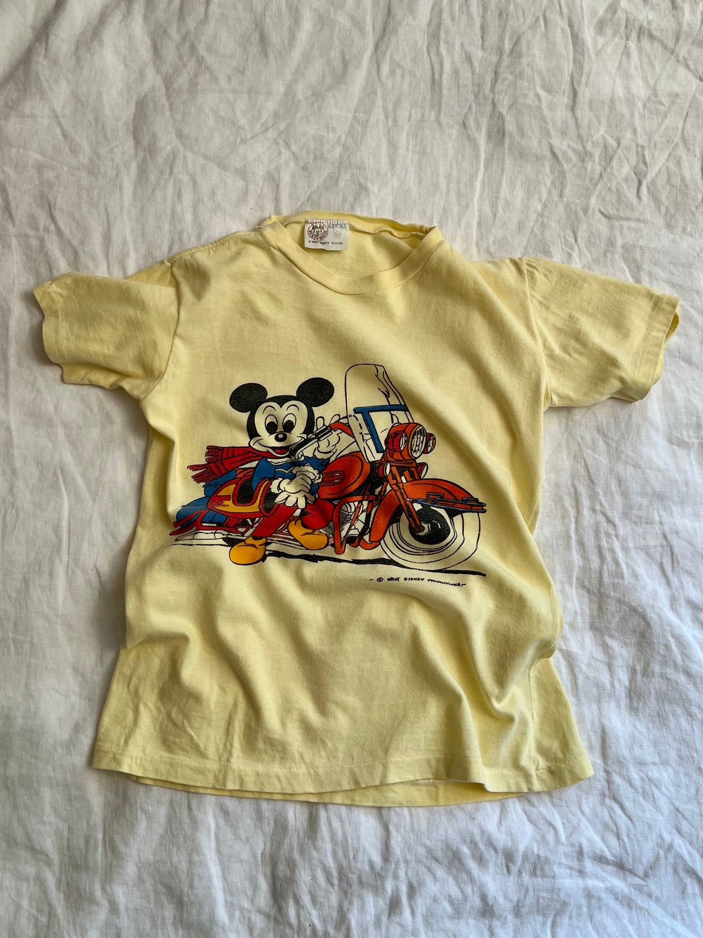 MICKEY MOUSE WITH MOTORCYCLE