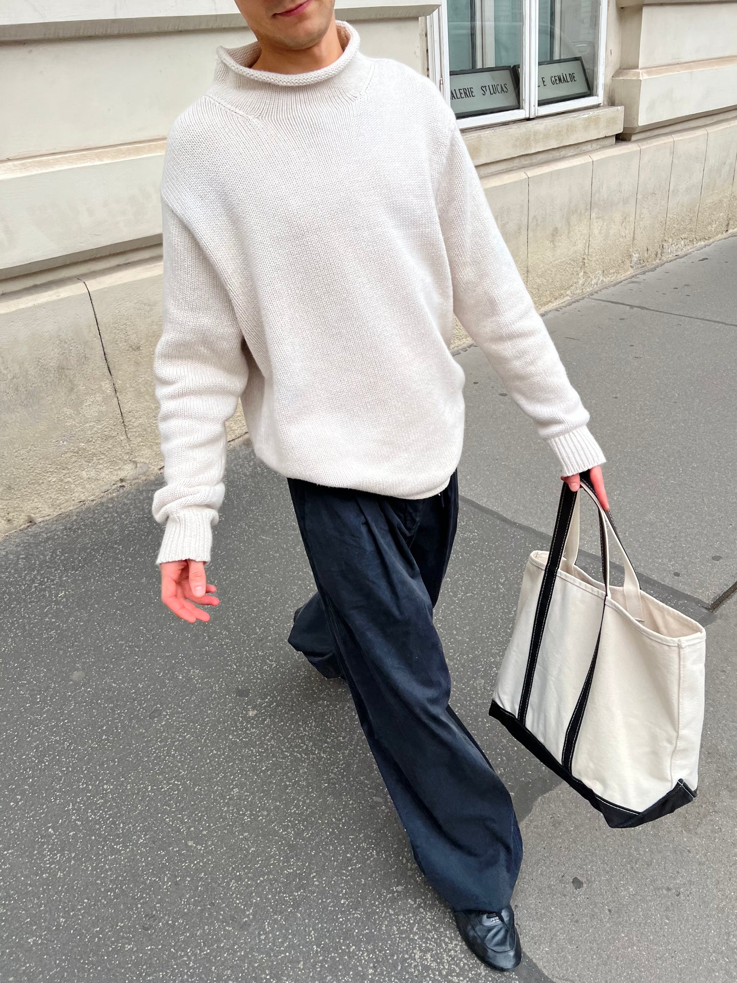 J.CREW ROLLNECK SWEATER SANDY BEIGE