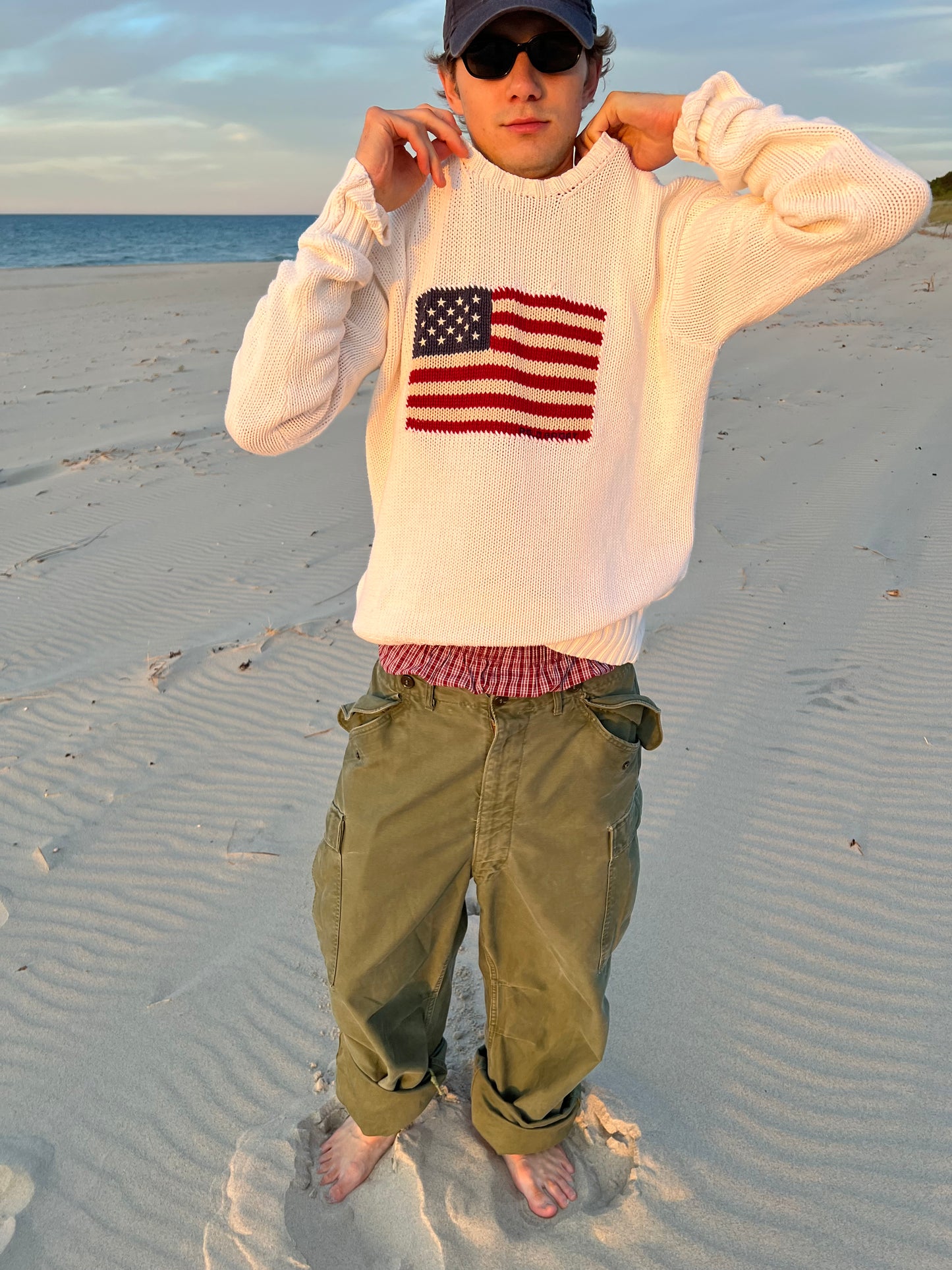 POLO BY RALPH LAUREN FLAG SWEATER