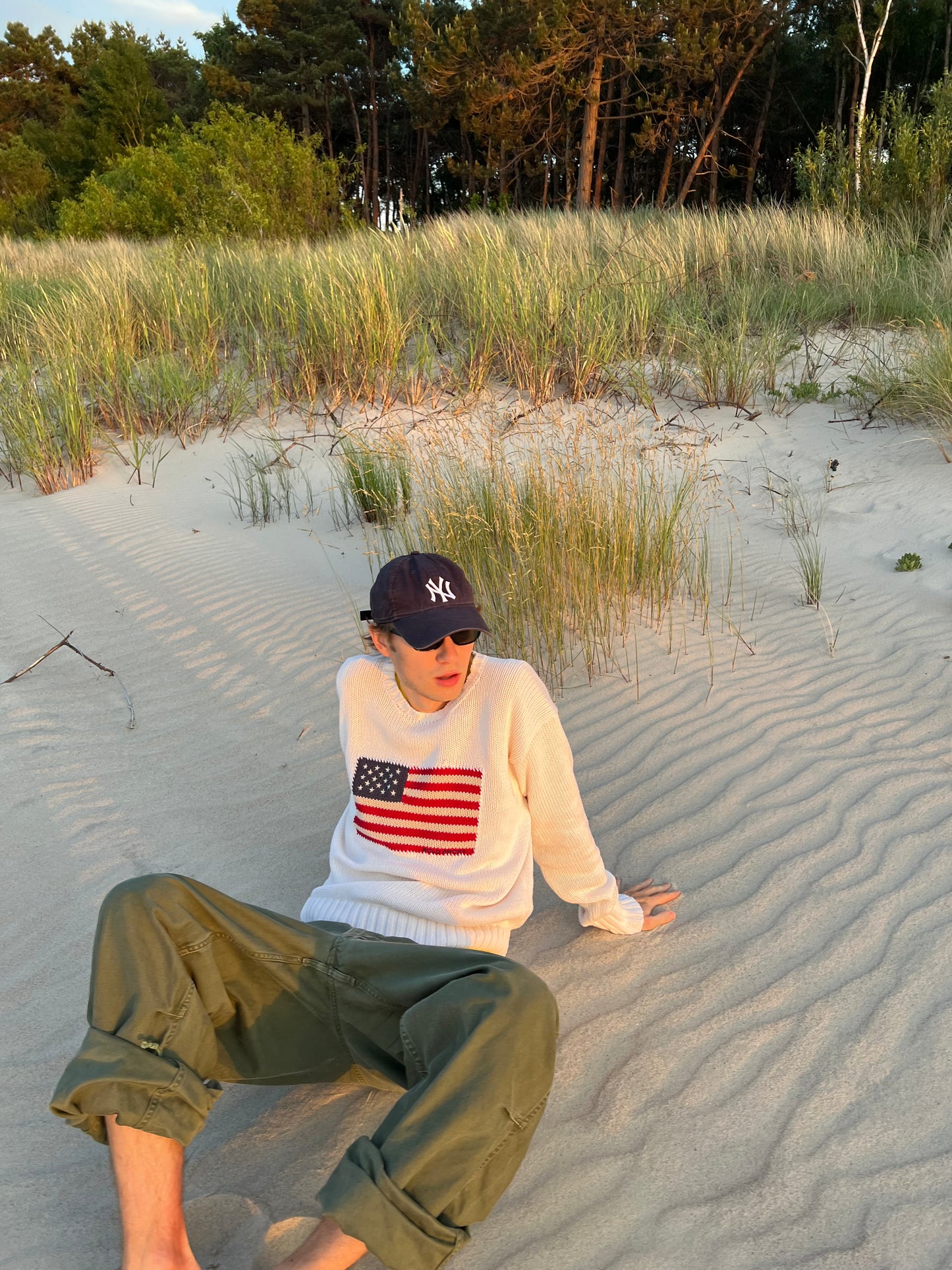 POLO BY RALPH LAUREN FLAG SWEATER
