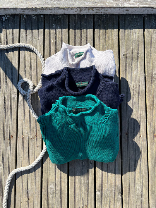 J.CREW ROLLNECK SWEATER EMERALD GREEN