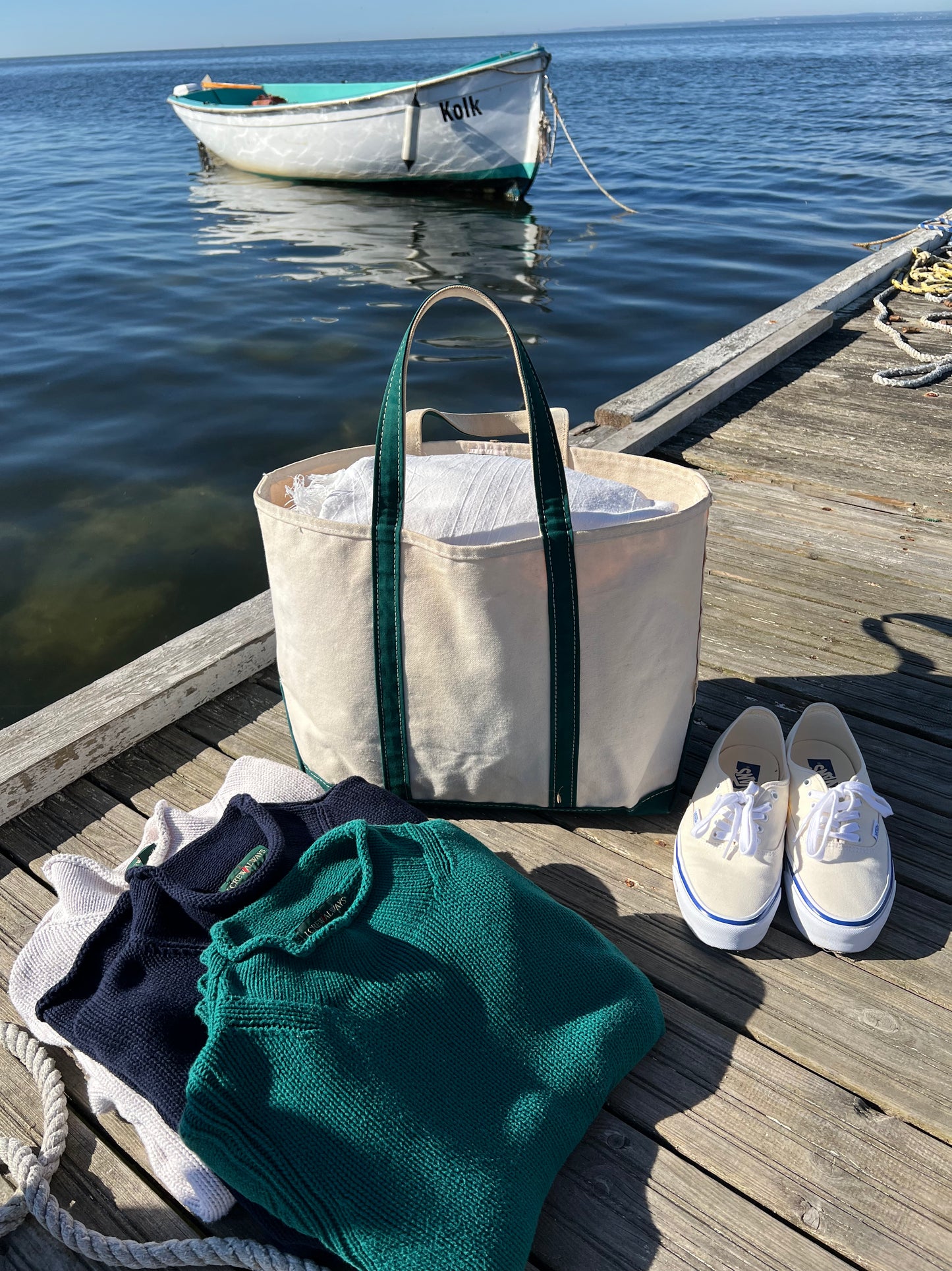 J.CREW ROLLNECK SWEATER EMERALD GREEN