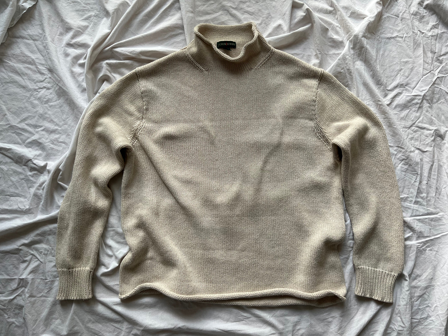 J.CREW ROLLNECK SWEATER SANDY BEIGE
