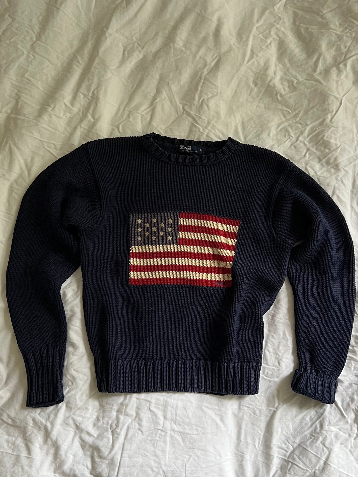 POLO BY RALPH LAUREN FLAG SWEATER SMOL