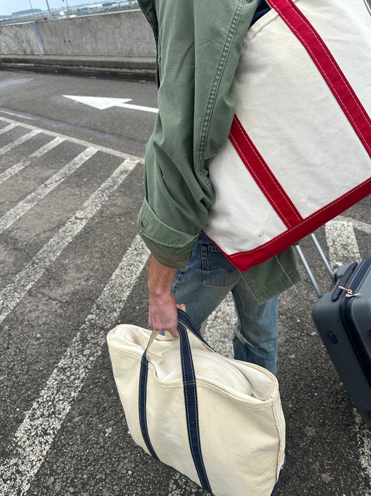 L.L. BEAN BOAT AND TOTE BAG "TP"