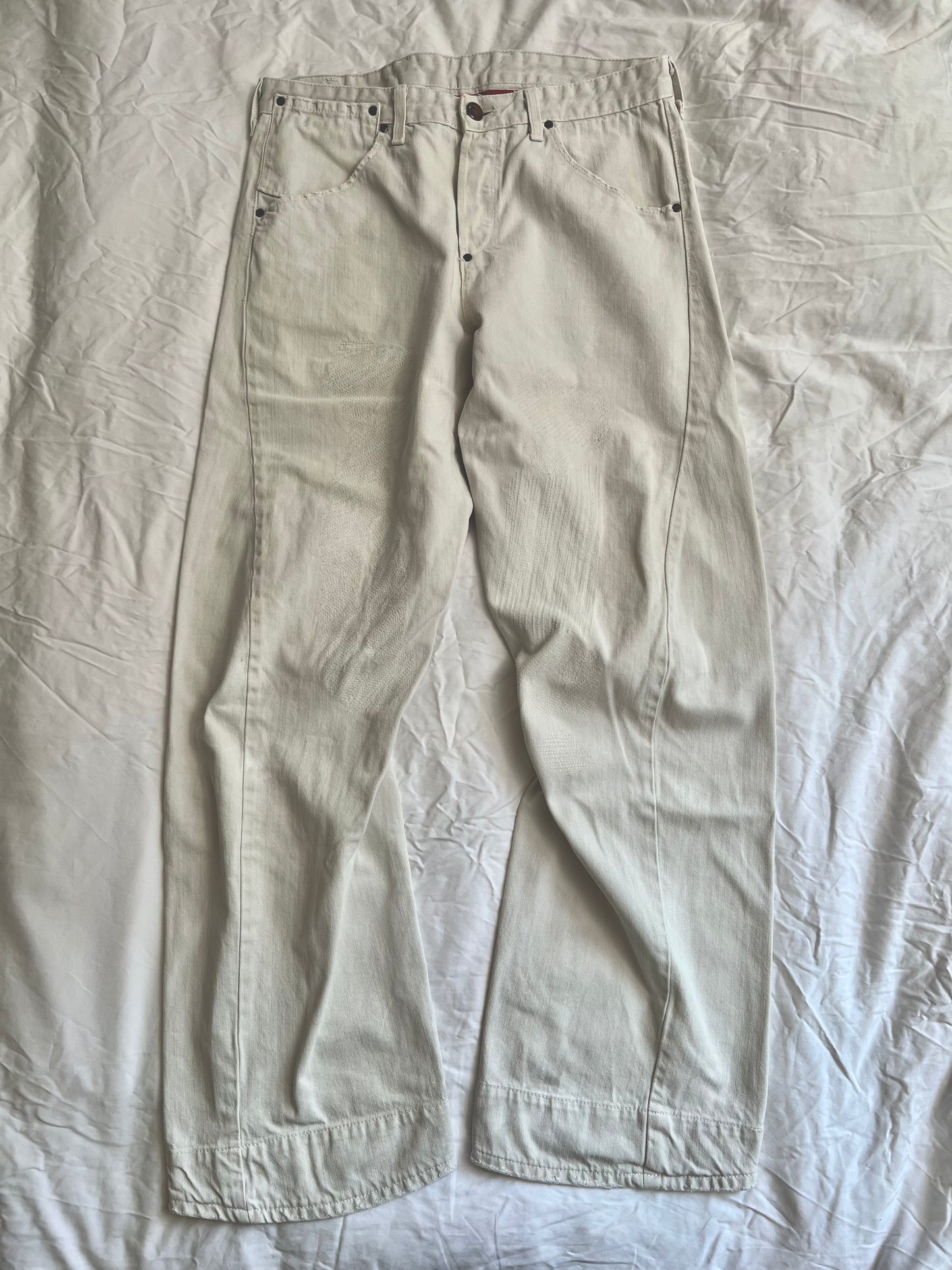 White Levi's Engineered Jeans 34X34