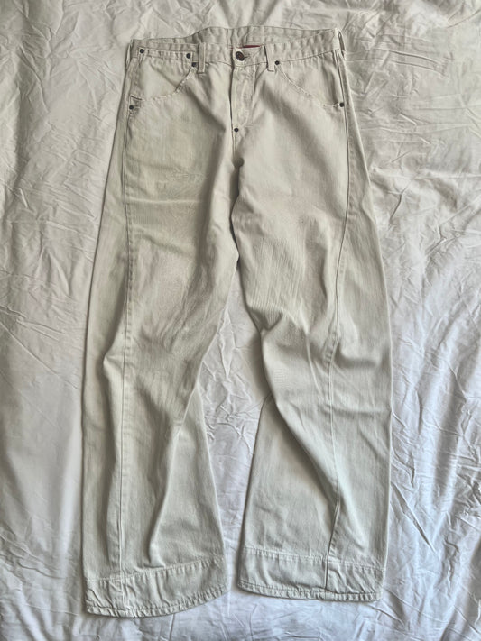 White Levi's Engineered Jeans 34X34