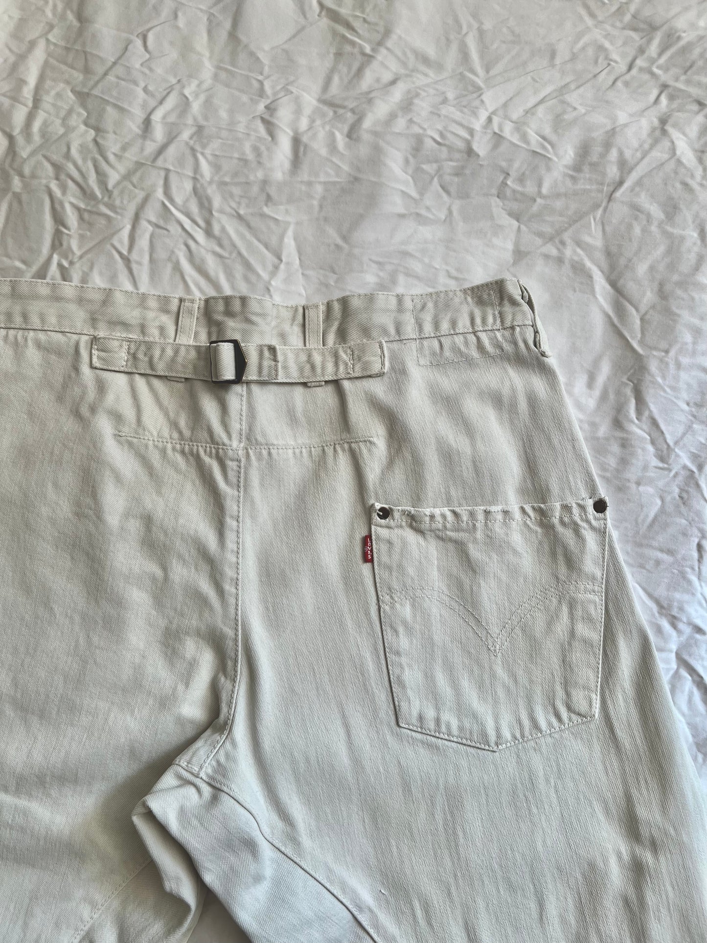 White Levi's Engineered Jeans 34X34