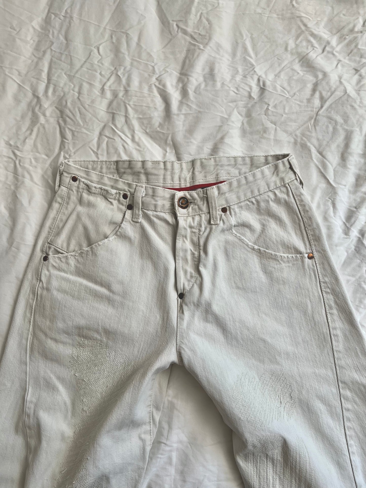 White Levi's Engineered Jeans 30X32