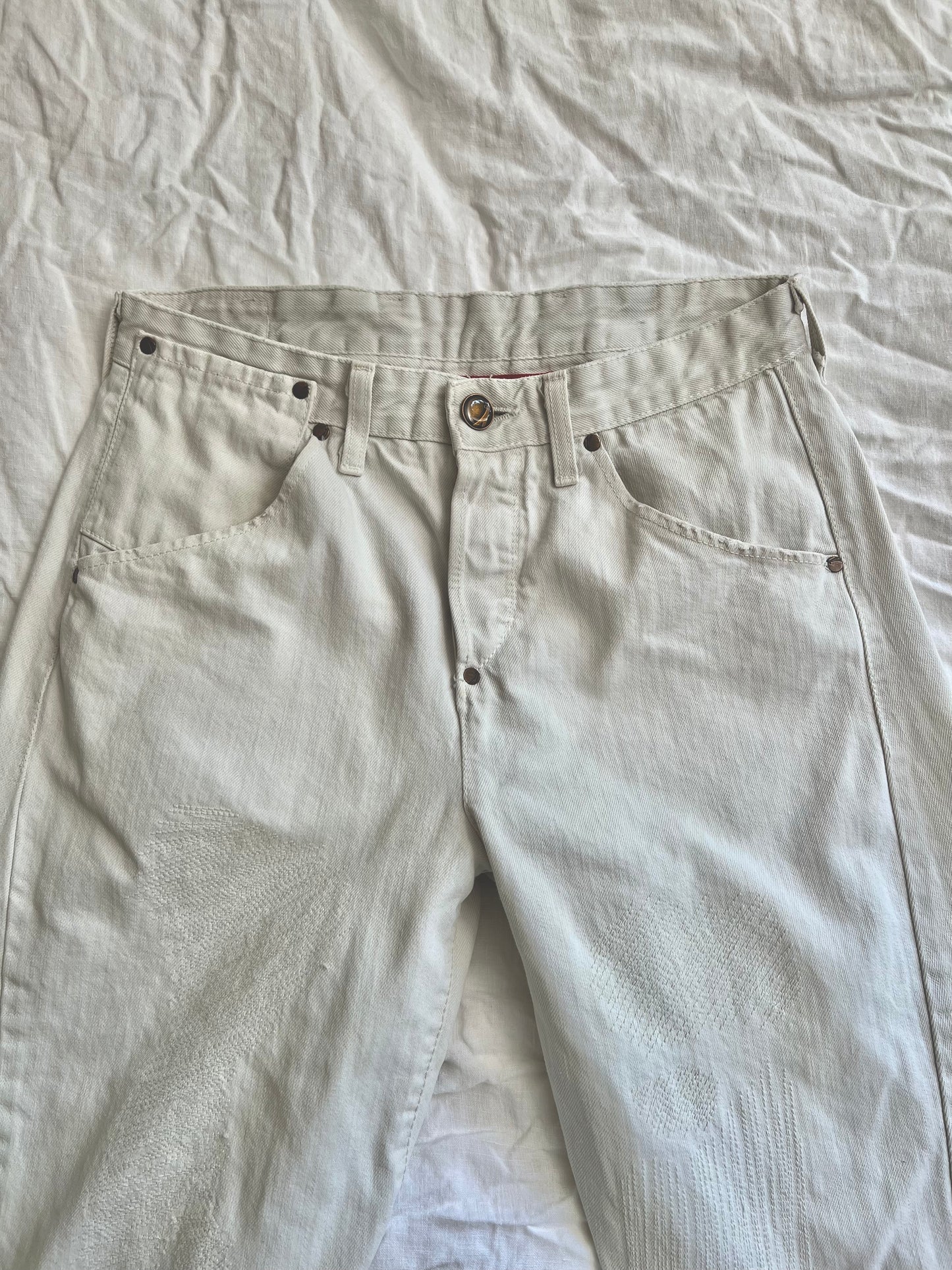White Levi's Engineered Jeans 30X34