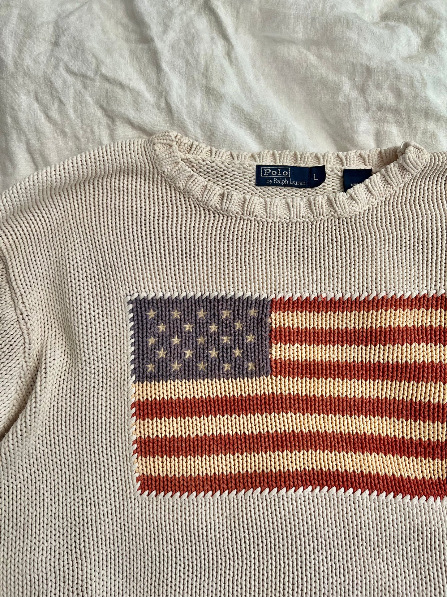 POLO BY RALPH LAUREN FLAG SWEATER (FADED)