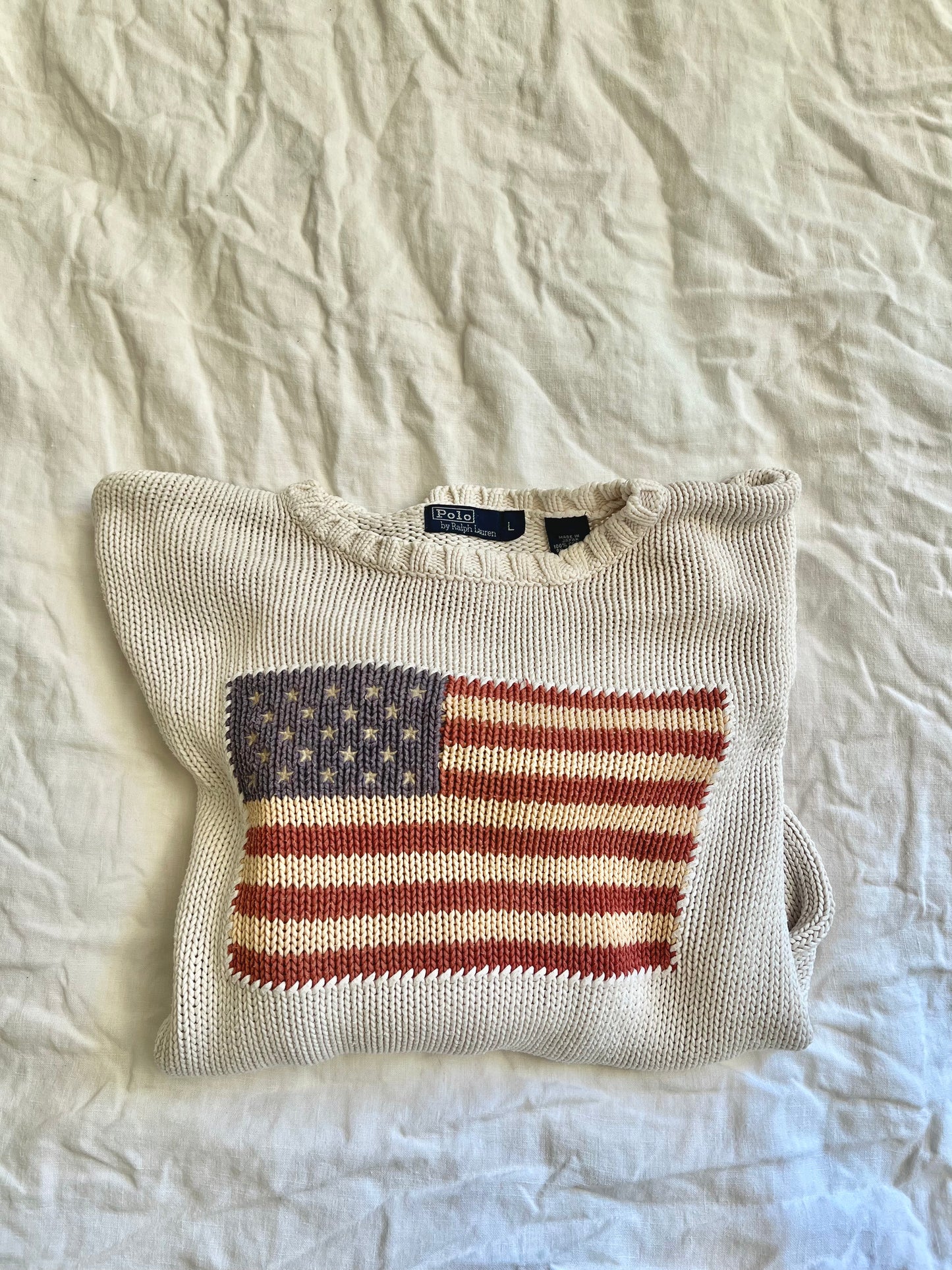 POLO BY RALPH LAUREN FLAG SWEATER (FADED)