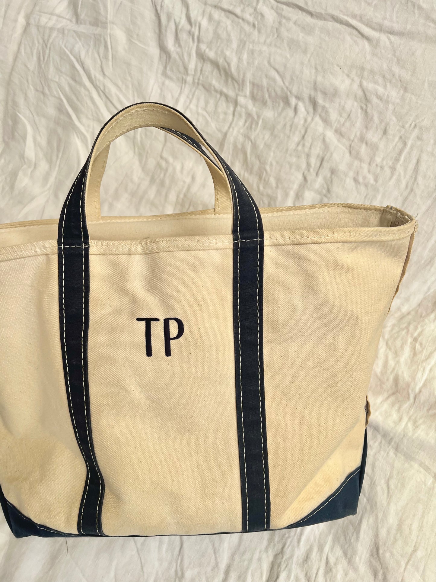 L.L. BEAN BOAT AND TOTE BAG "TP"